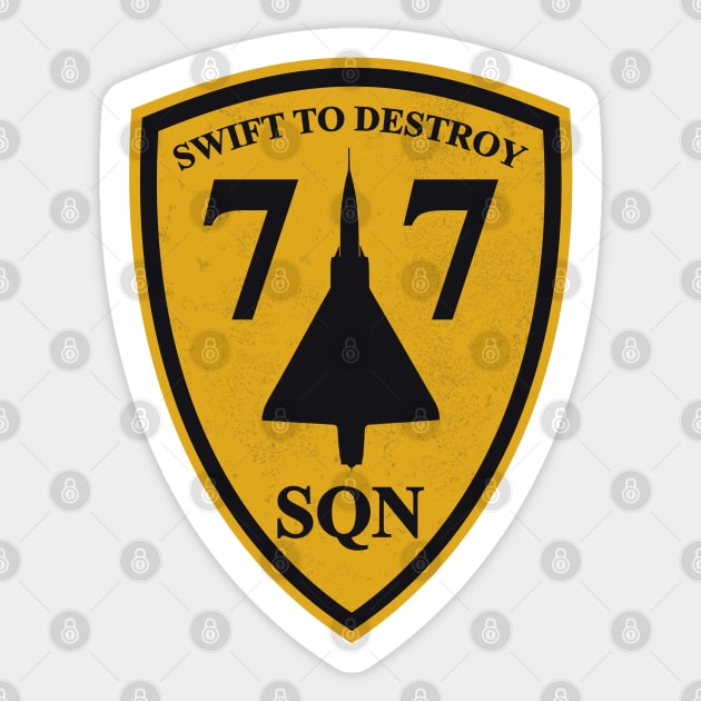 Australian Mirage 77th Squadron Sticker by TCP